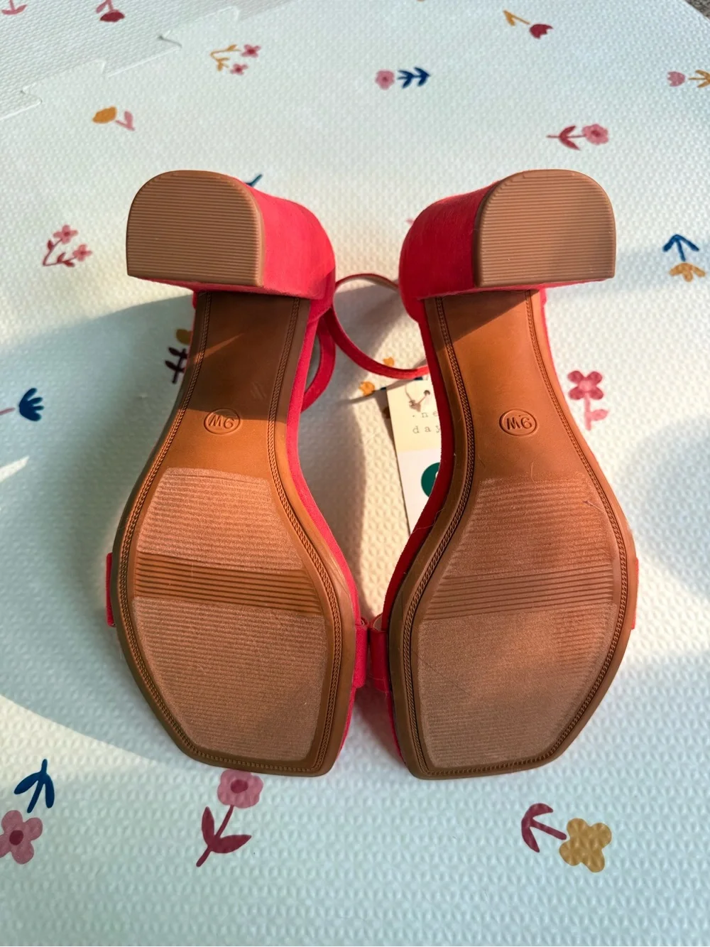 a new day Coral Ankle-Strap Block Heel Sandals